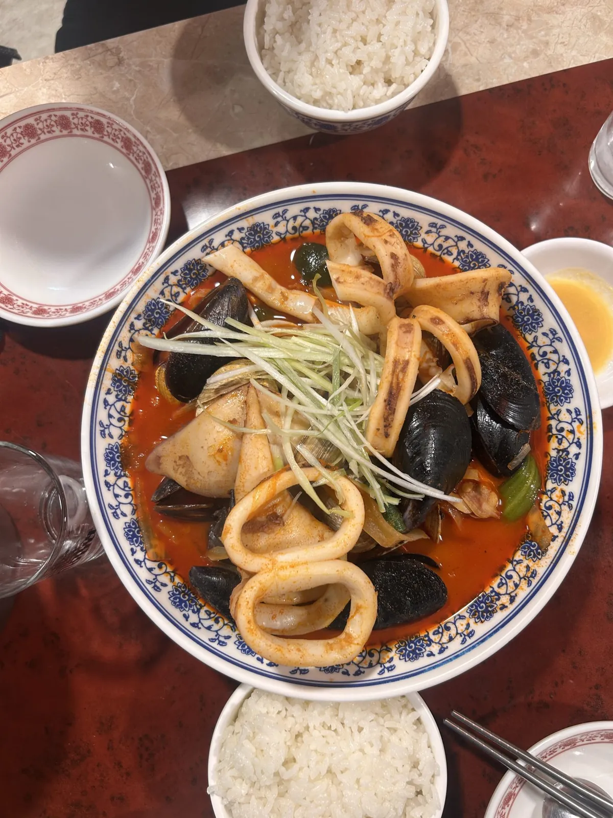 Cazuela de mariscos